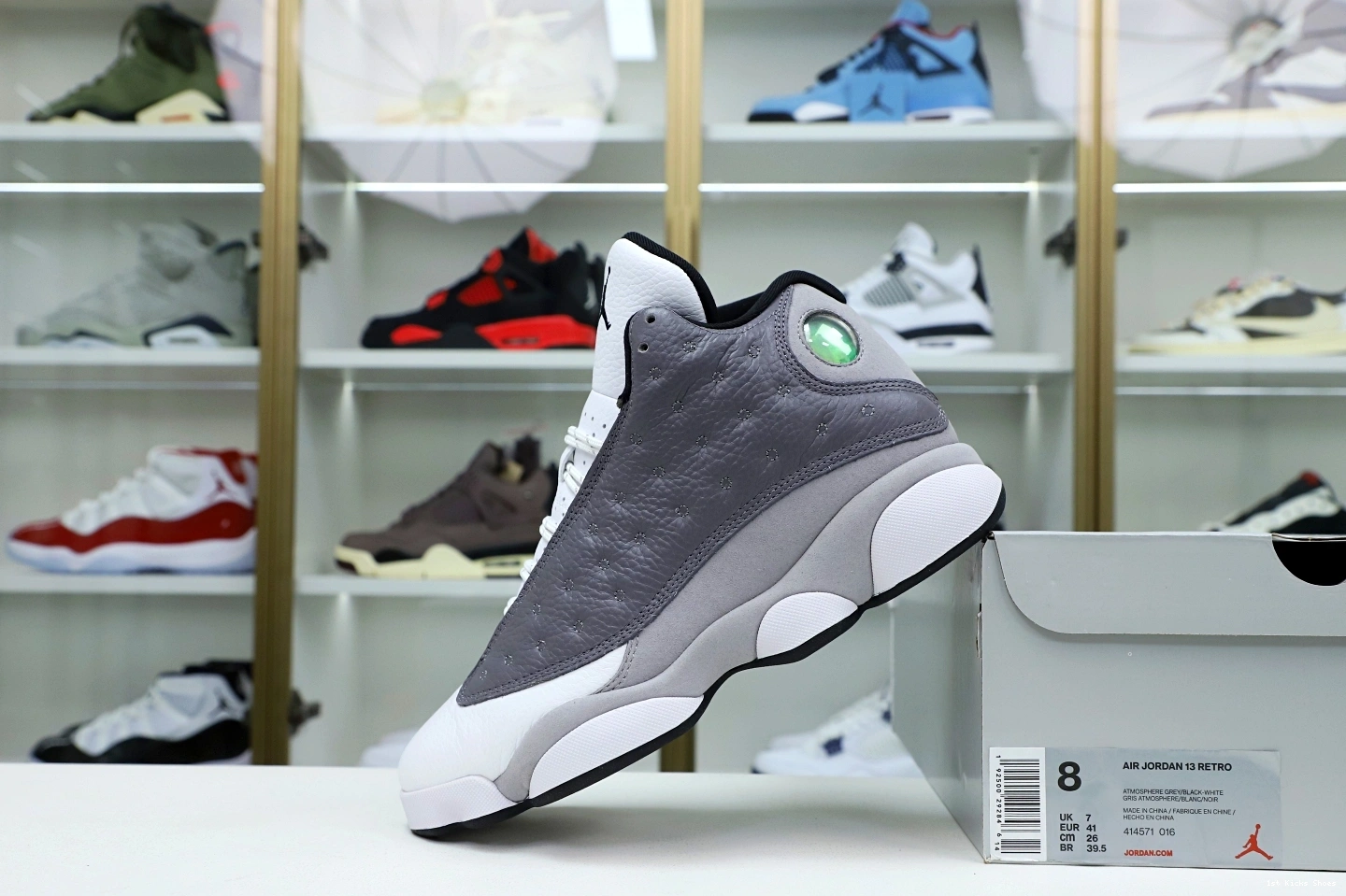 1st Kicks JORDAN 'ATMOSPHERE GREY' RETRO AIR 13 -414571- Kimikick Trendy 1929 1207
